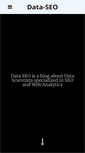 Mobile Screenshot of data-seo.com